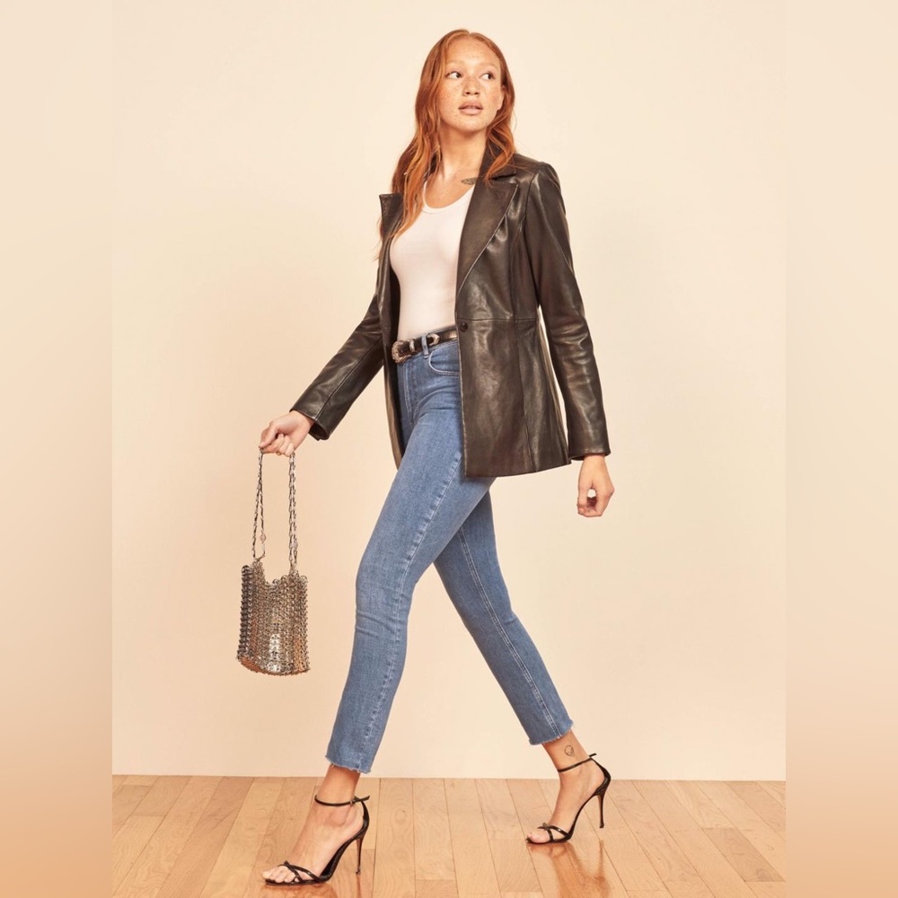 Reformation Skinny Jeans in Darwin Wash